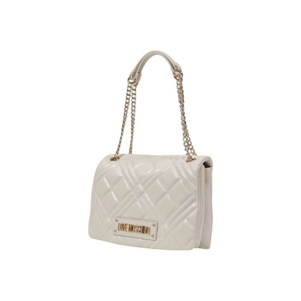 Love Moschino Beige Handtas Lente Zomer Collectie Beige Dames
