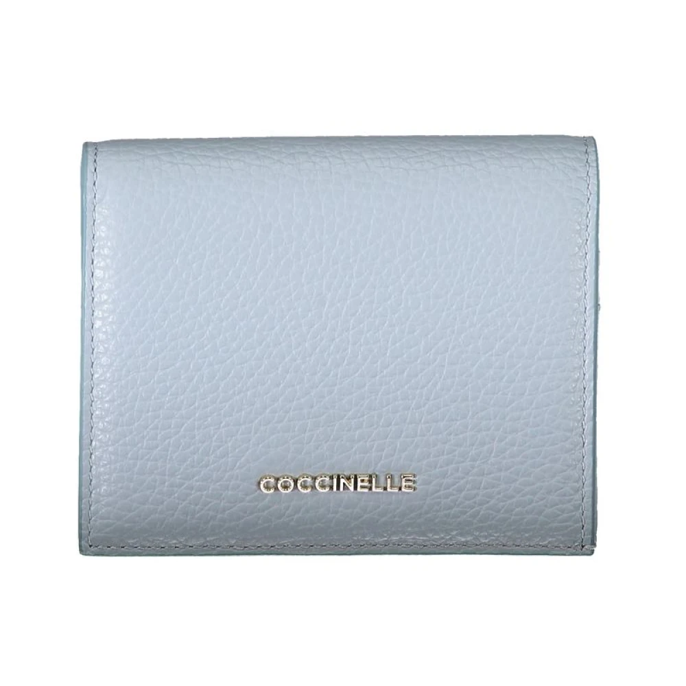 Coccinelle Blauw Leren Portemonnee met Diverse Functies Blue Dames