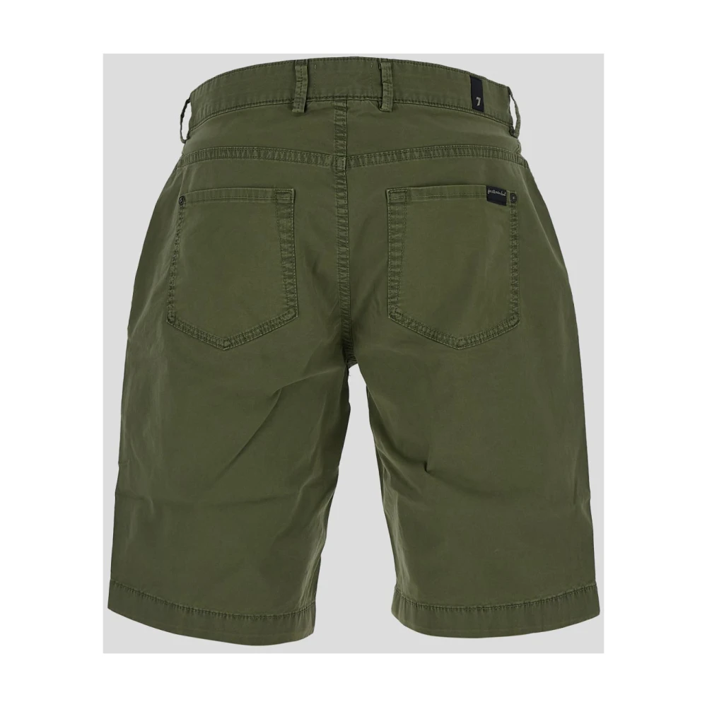 7 For All Mankind Casual Shorts Green Heren