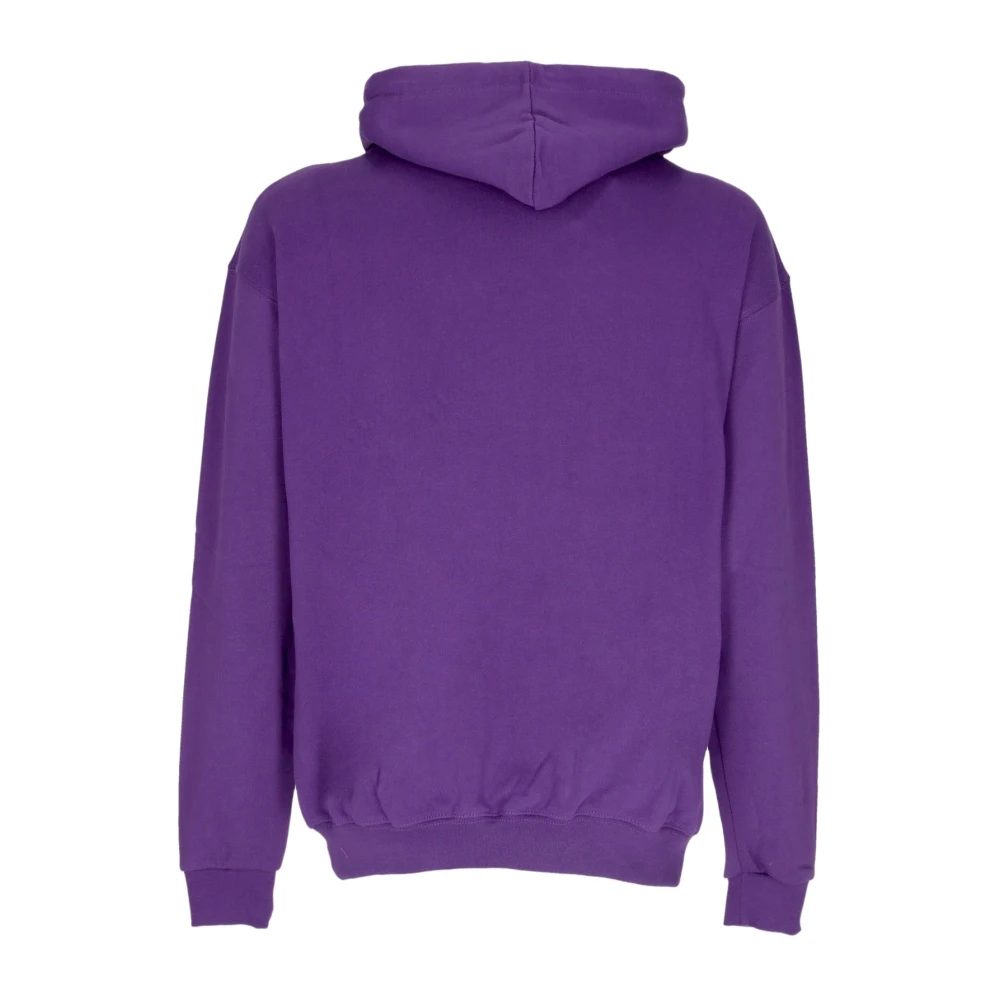 Usual Paarse Jive Hoodie Sweatshirt met Kangaroo Zak Purple Heren