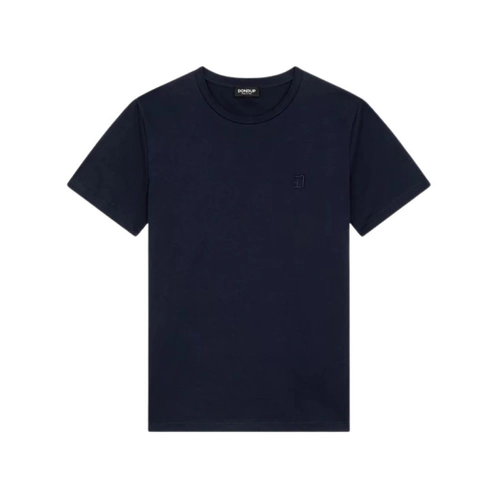 Dondup Uomo Blu - T-Shirt Girocollo Regular Fit - Tops - L