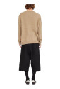 pull-beige-en-laine-coton-a-col-rond