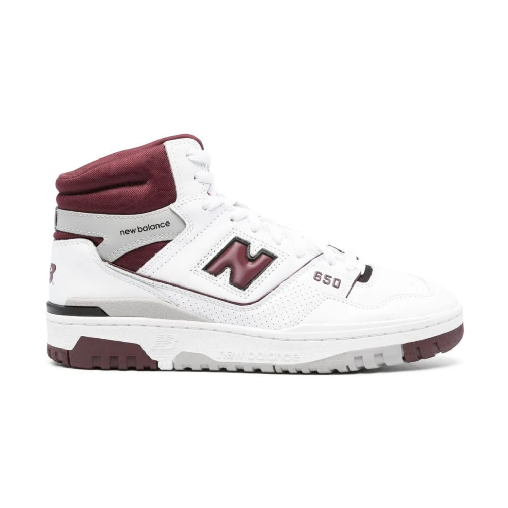 New Balance Men's White Sneakers, 8 1/2 Uk, 650 Hi-Top Trainers