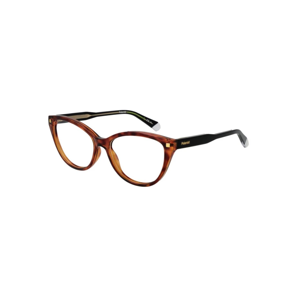 Polaroid Women's Brown Glasses, One Size, Cat Eye Optical Frames