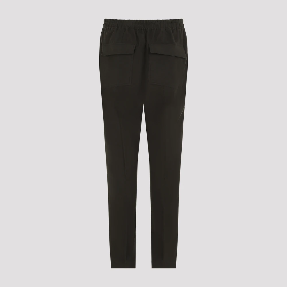Rick Owens Lange Broek met Trekkoord Black Heren
