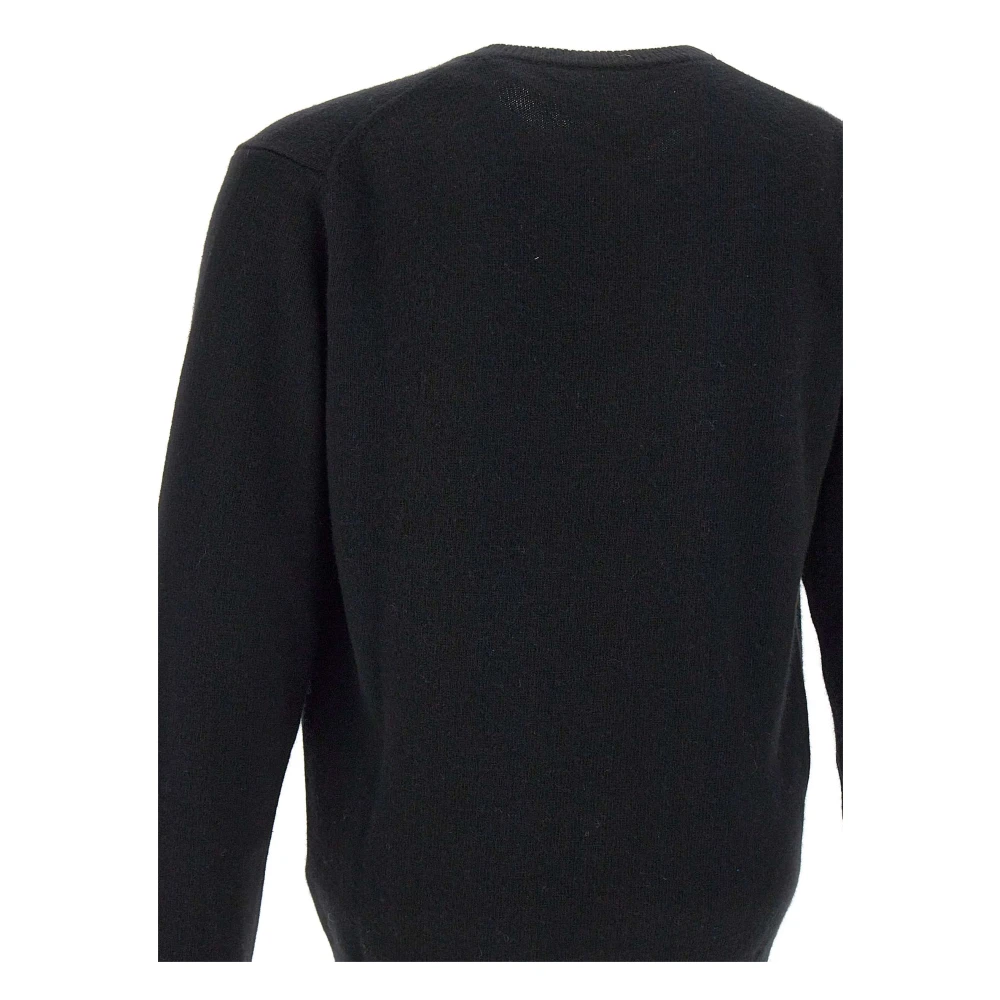 MC2 Saint Barth Zwarte Wol Kasjmier Trui Off Piste Black Heren