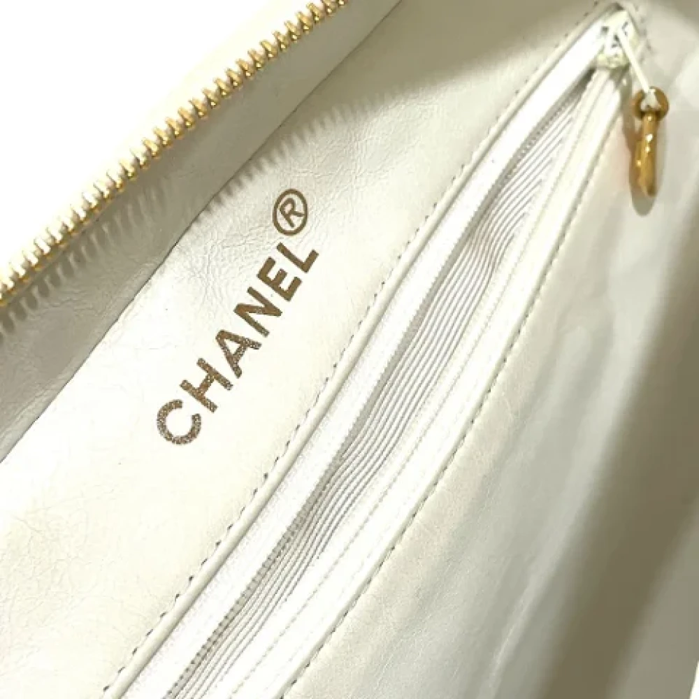 Chanel Vintage Pre-owned Cotton chanel-bags Beige Dames