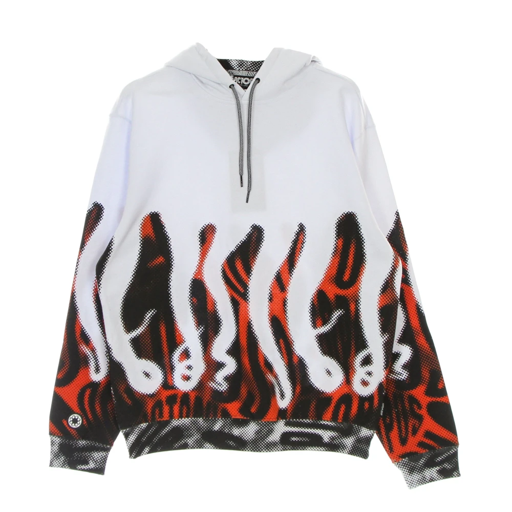 Octopus Men's Multicolor Hooded Sweatshirt Halftone White - Hoodies - Xl - Sweatshirts & Hoodies