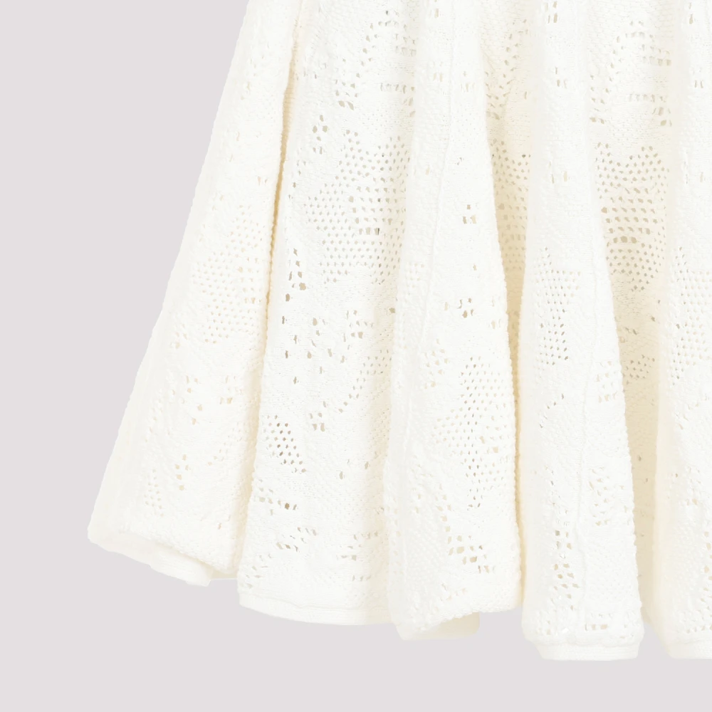 Alaïa Witte Skaterjurk White Dames