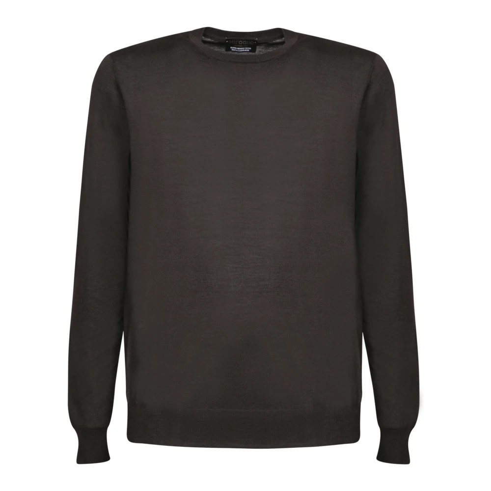 Dell'oglio Bruine Gebreide Kleding voor Mannen Aw24 Brown Heren