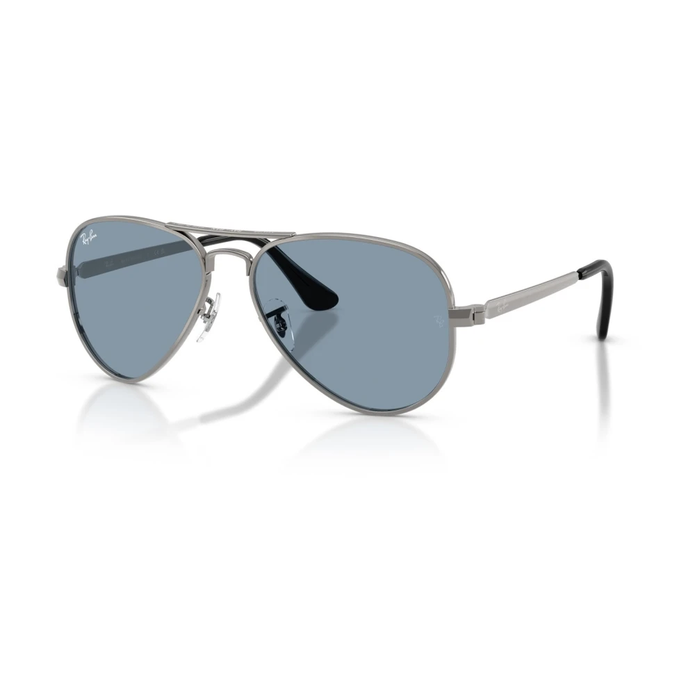 Ray-Ban Unisex Sunglass Aviator Max Summer Capsule - Frame color: Gunmetal, Lens color: Blue - Image 6