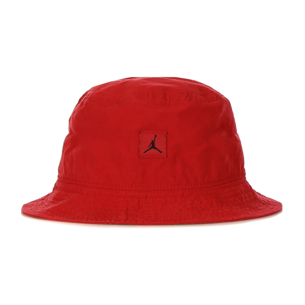 Jordan Bucket Jumpman Tvättad Keps Gym Röd Red, Herr