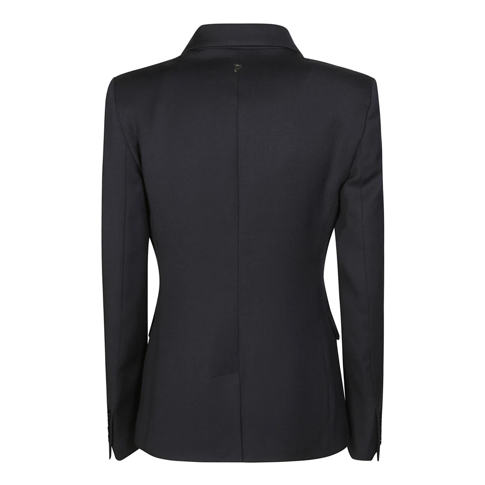 Dondup Dubbelborstige Blazer Blue Dames