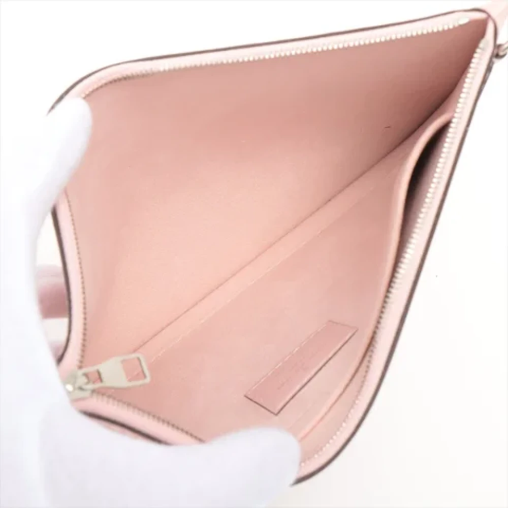 Louis Vuitton Vintage Elegante Roze Leren Neverfull MM Pink Dames