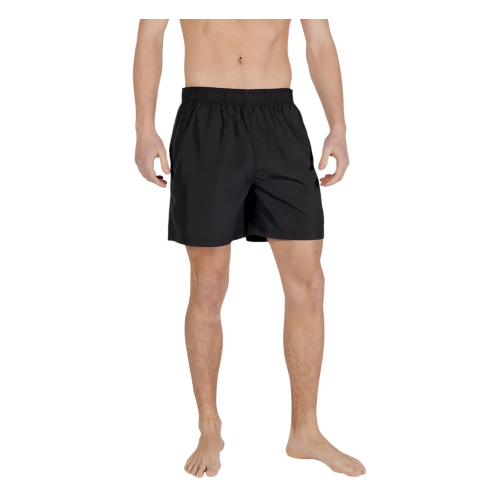 Armani Exchange Men's Black Casual Shorts,, Polyester Casual Shorts Small