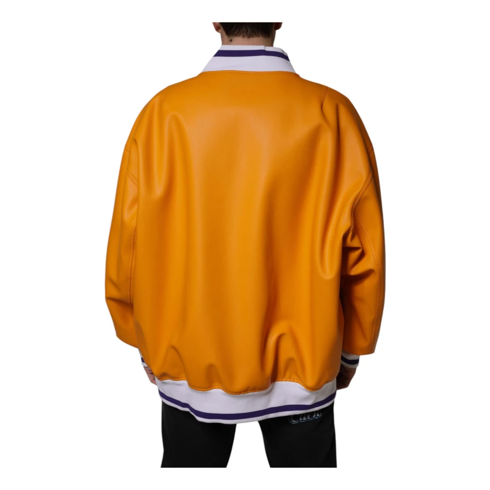 Dolce & Gabbana Oranje Bomberjack met Logodetails Orange Heren
