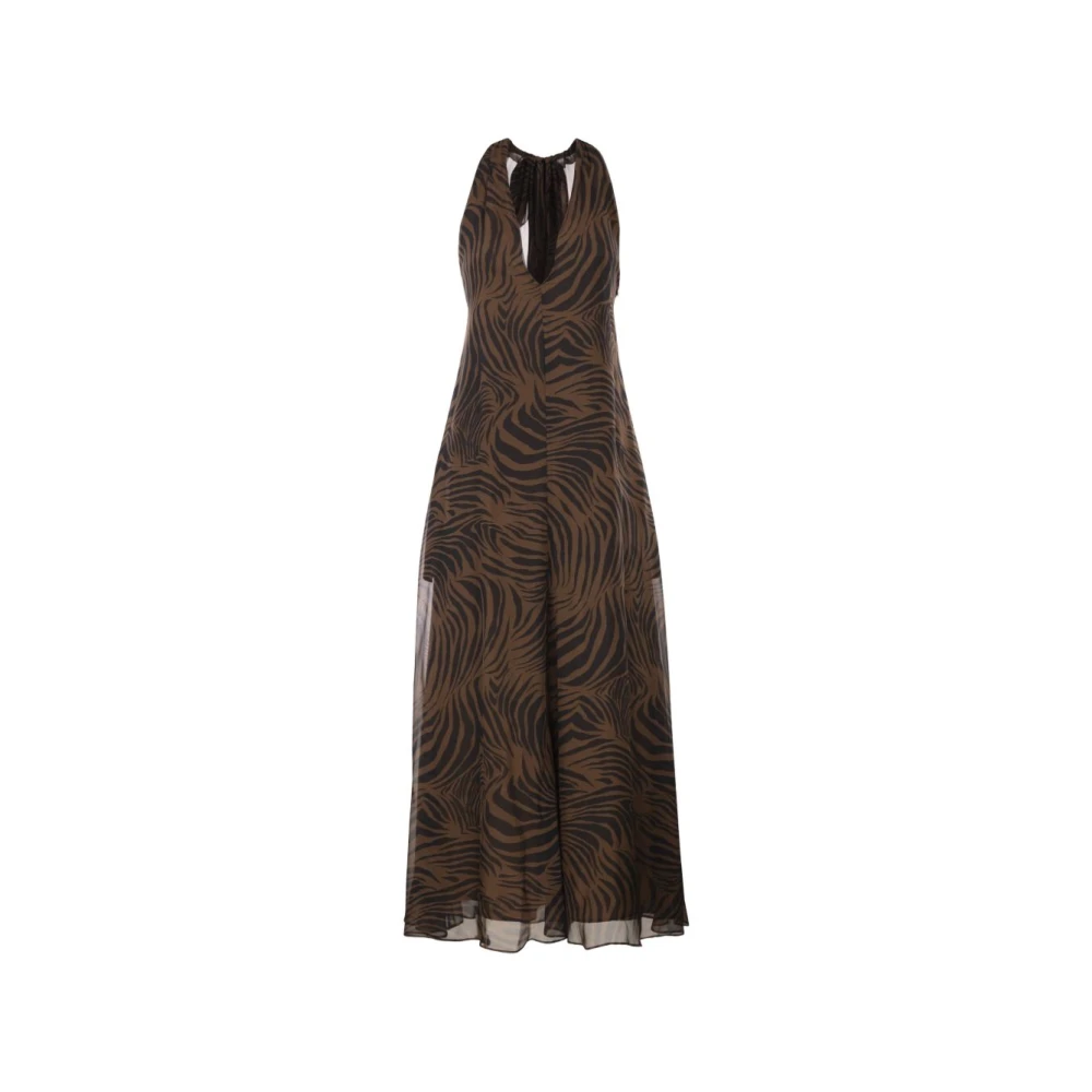 Max Mara Studio Women's Brown Maxi Dresses, Xs, Salice Dress