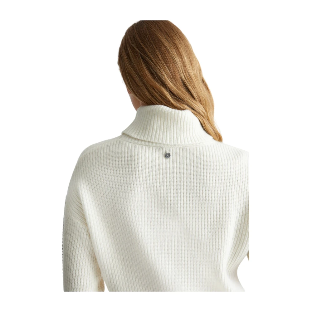 Liu Jo Stijlvolle Gebreide Top White Dames