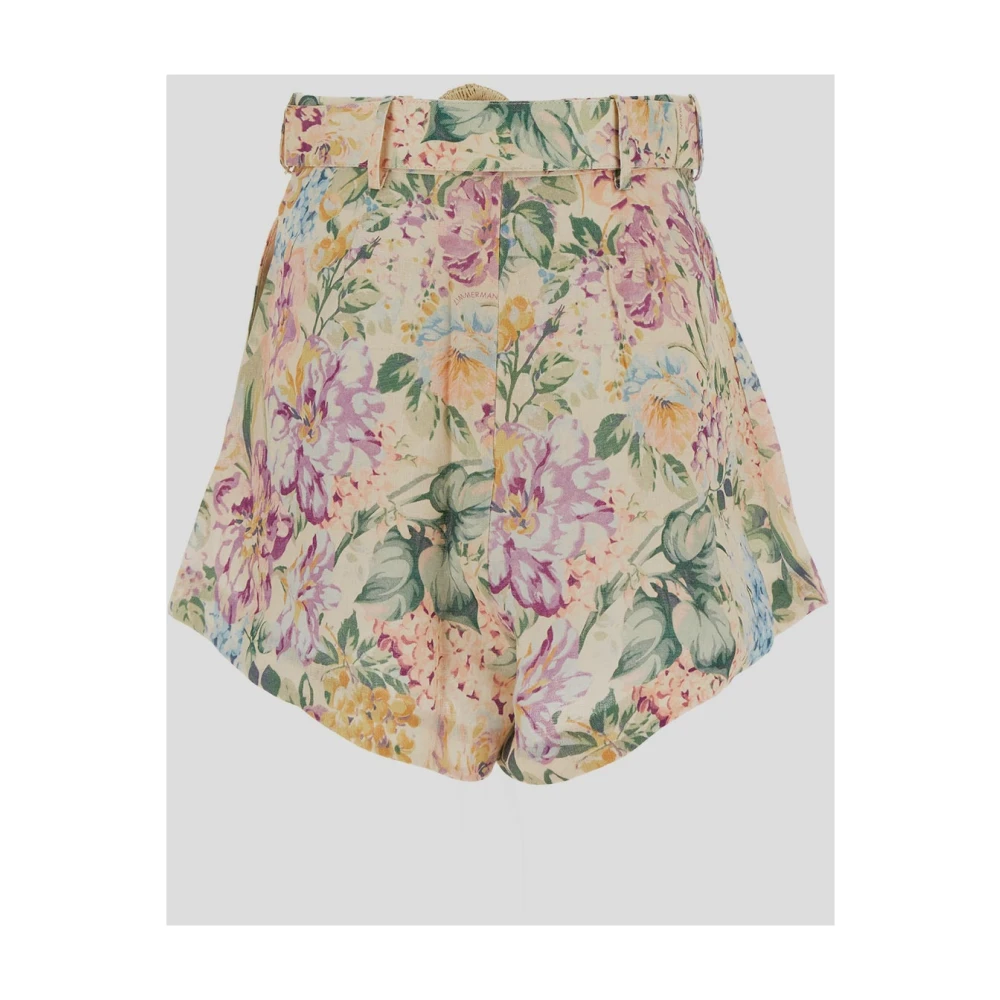 Zimmermann Linnen Tuck Short Multicolor Dames