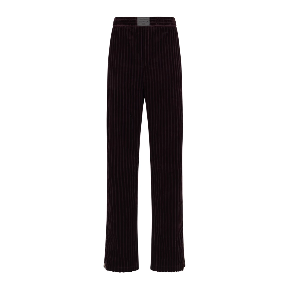 Acne Studios Men's Purple Wide Trousers