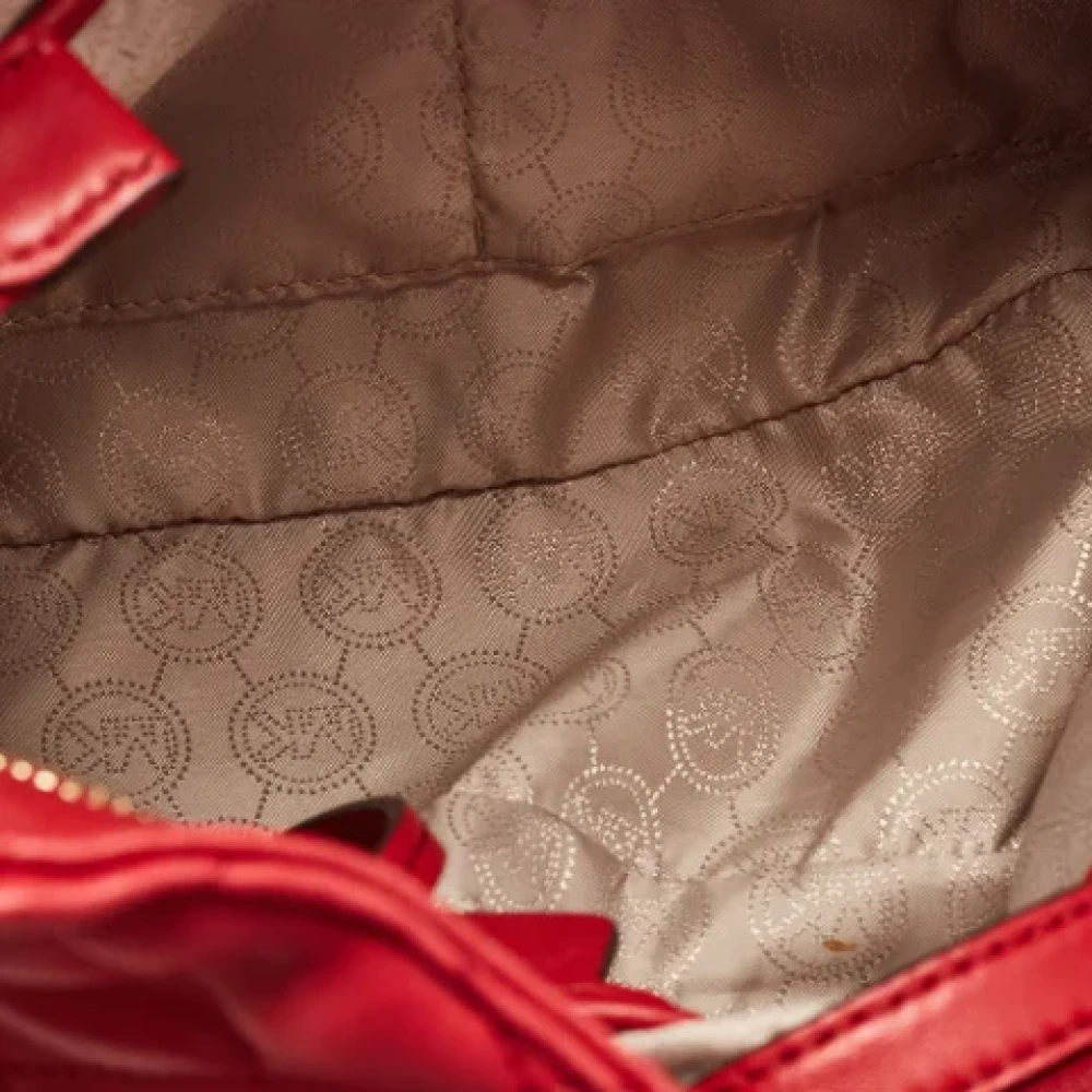Michael Kors Pre-owned Leather handbags Red Dames