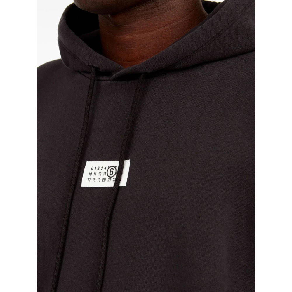 MM6 Maison Margiela Nero Sweatshirt Black Heren