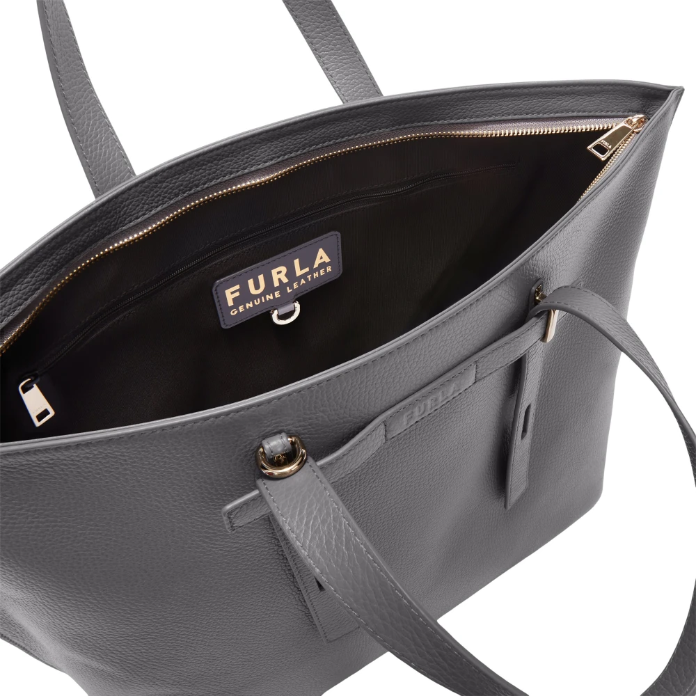 Furla Giove Tote L Gray Dames