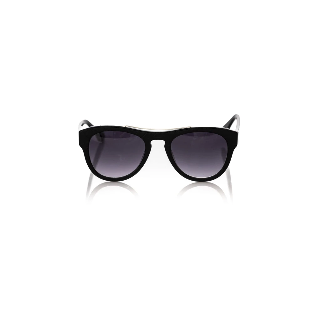 Frankie Morello Geometrisk Wayfarer Solglasögon Svart Ram Black, Unisex