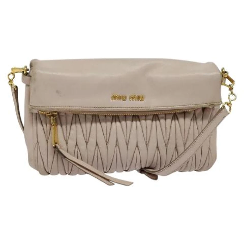 Pre-owned > Pre-owned Bags > Pre-owned Shoulder Bags - - Miu Miu Pre-owned - Modalova