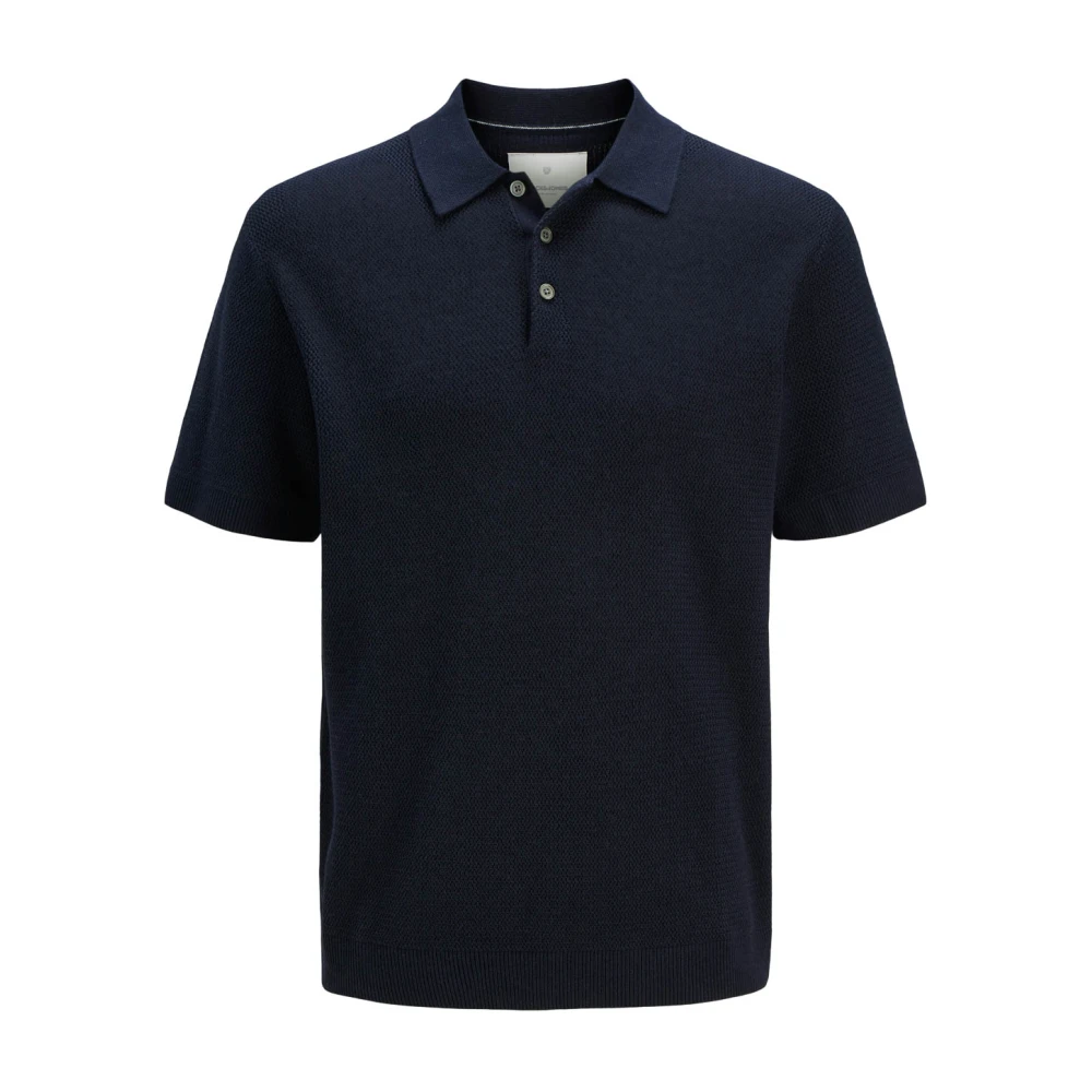jack & jones Cooper Gebreide Polo Nachtblauw Blue Heren