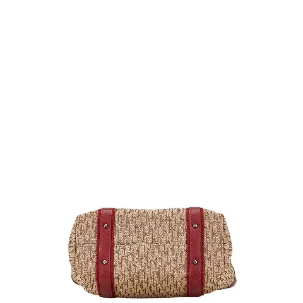 Dior Vintage Pre-owned Canvas totes Beige Dames