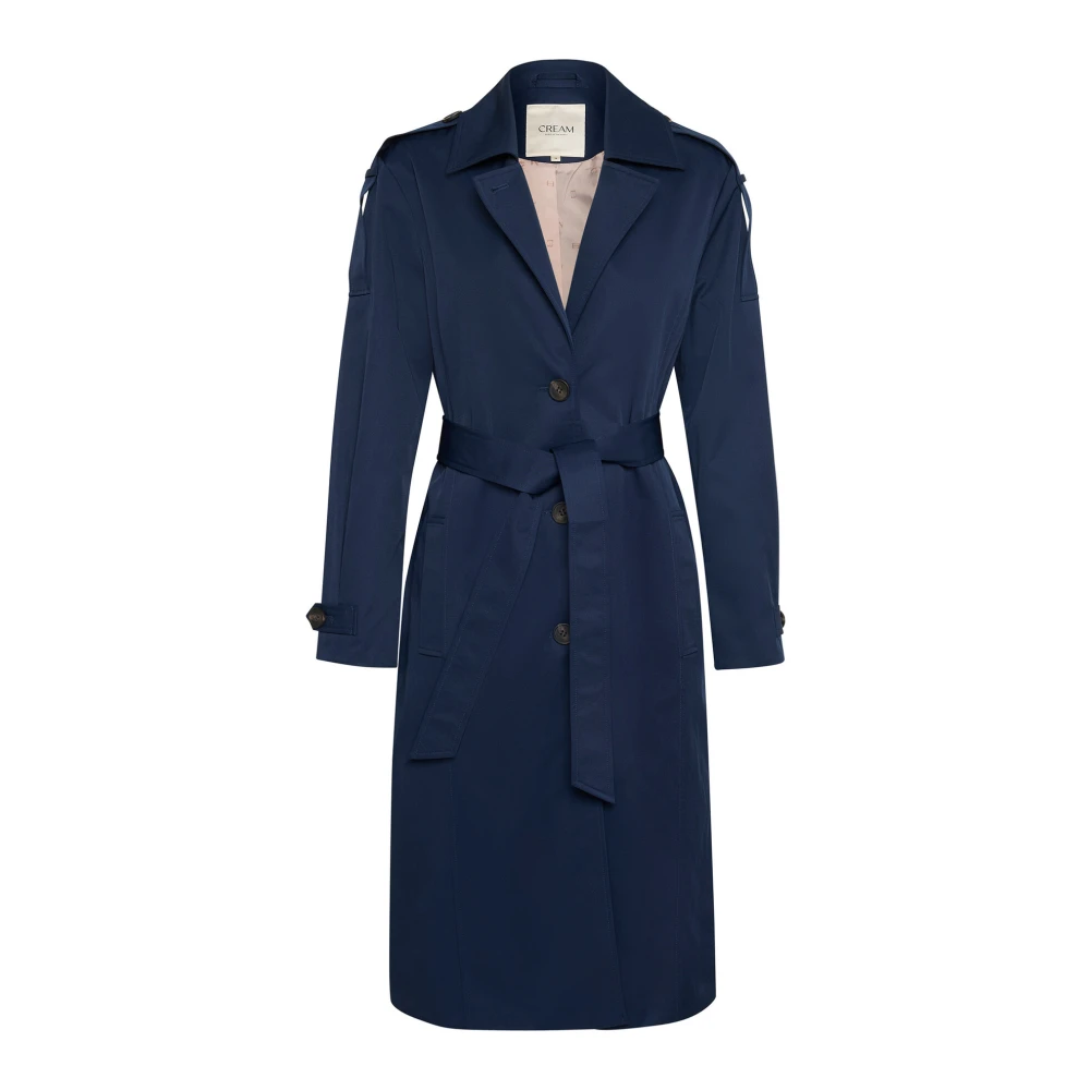 Coats > Trench Coats - - Cream - Modalova