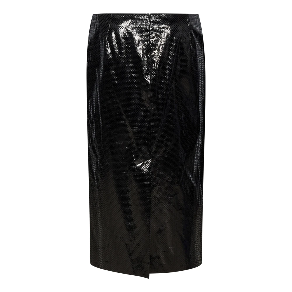 alexander mcqueen Zwarte potlood midi rok Black Dames