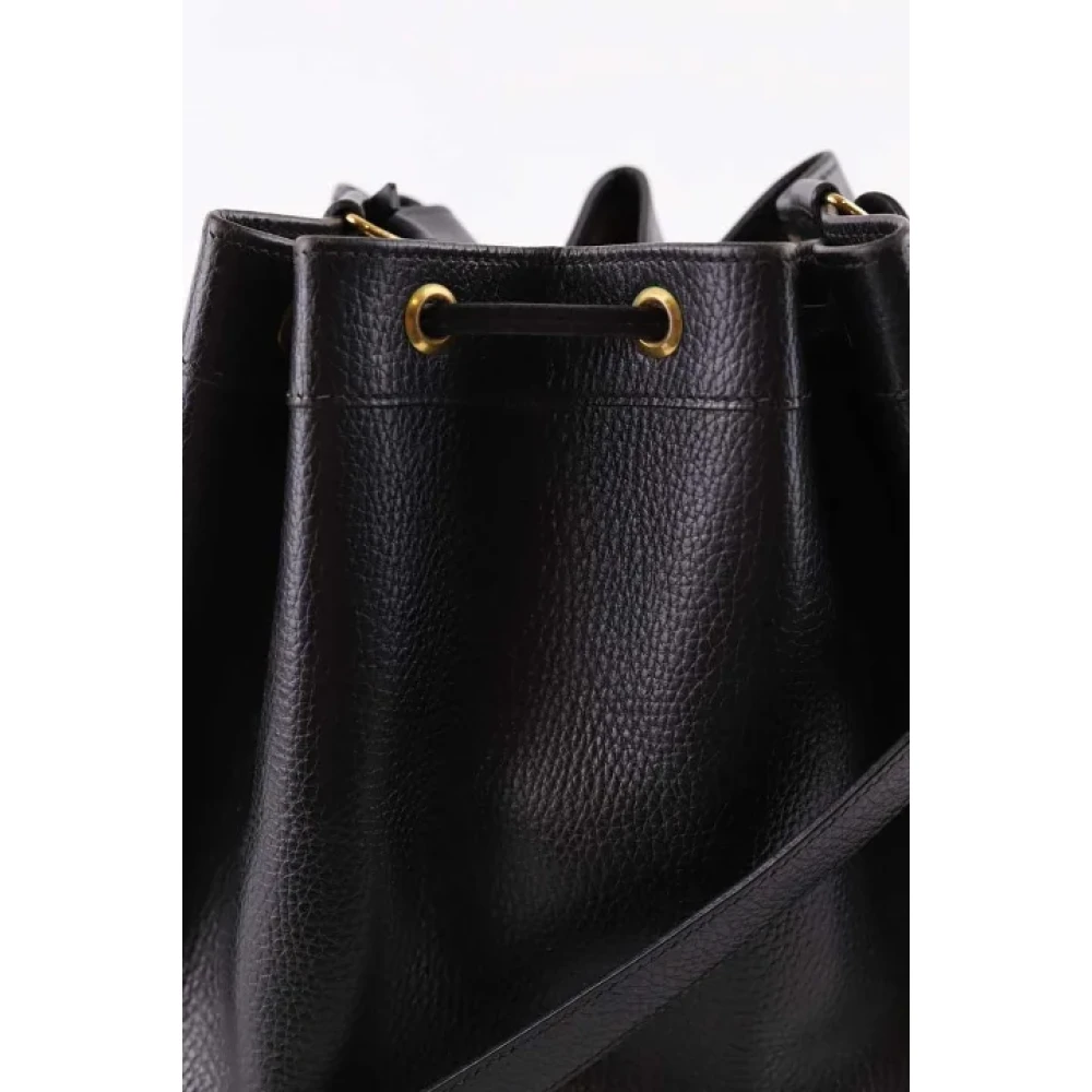 Hermès Vintage Pre-owned Leather shoulder-bags Black Dames