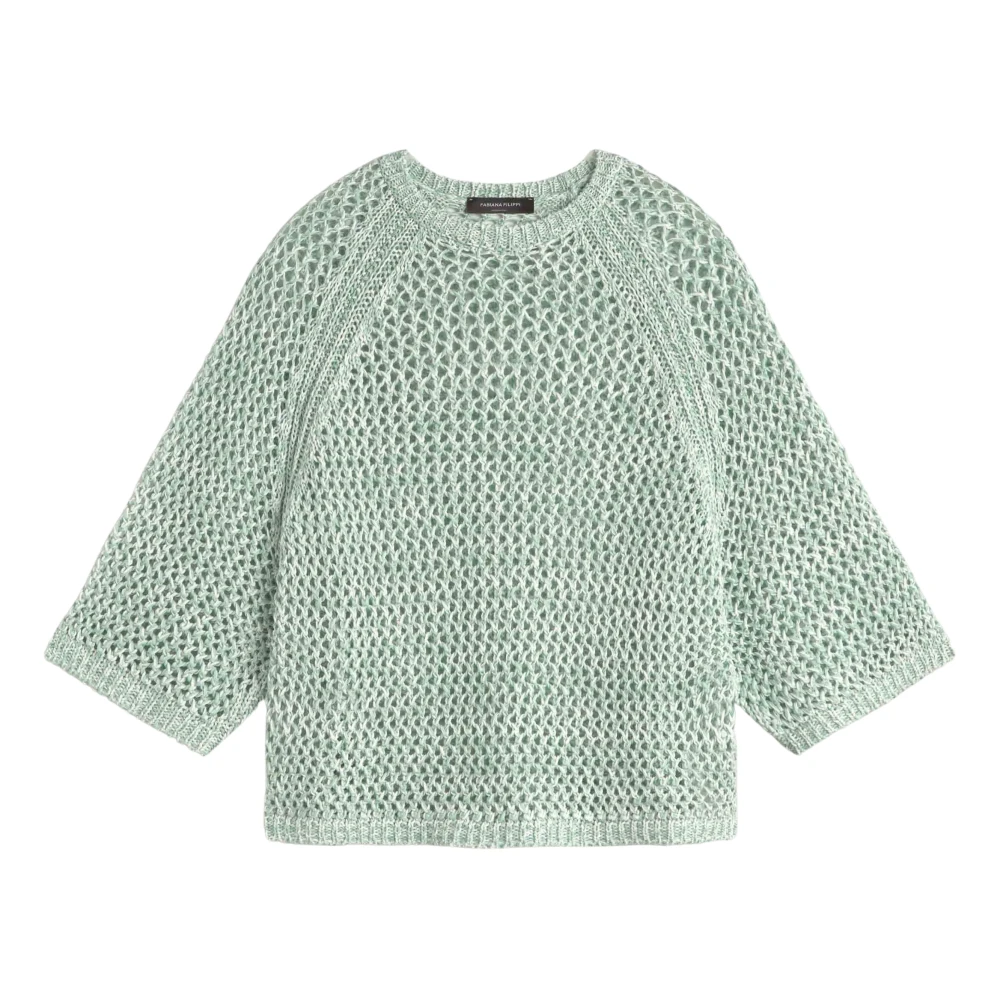 Knitwear > Round-neck Knitwear - - Fabiana Filippi - Modalova