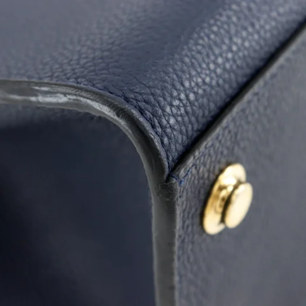 Louis Vuitton Vintage Pre-owned Leather handbags Blue Dames