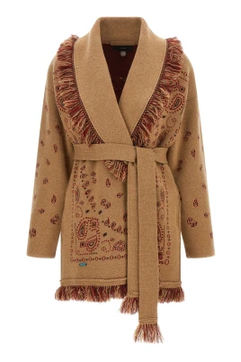 Bandana Jacquard Cardigan