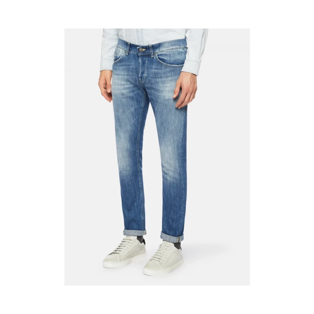 Dondup Moderne Skinny Fit Jeans Blue Heren