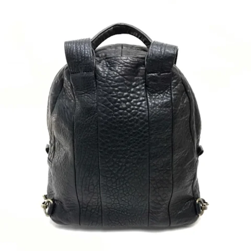 Alexander Wang Pre-owned Leather shoulder-bags Black Unisex