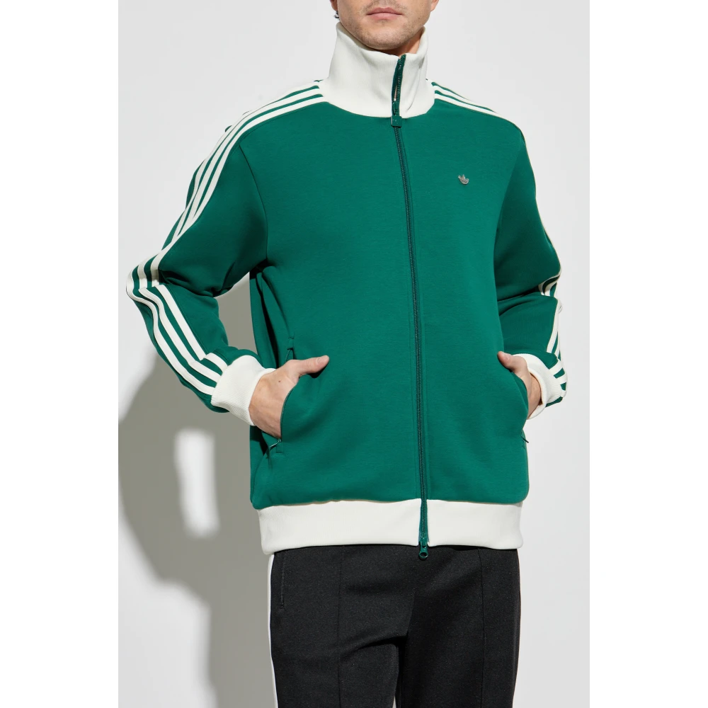 adidas Originals Sweatshirt met opstaande kraag Green Heren