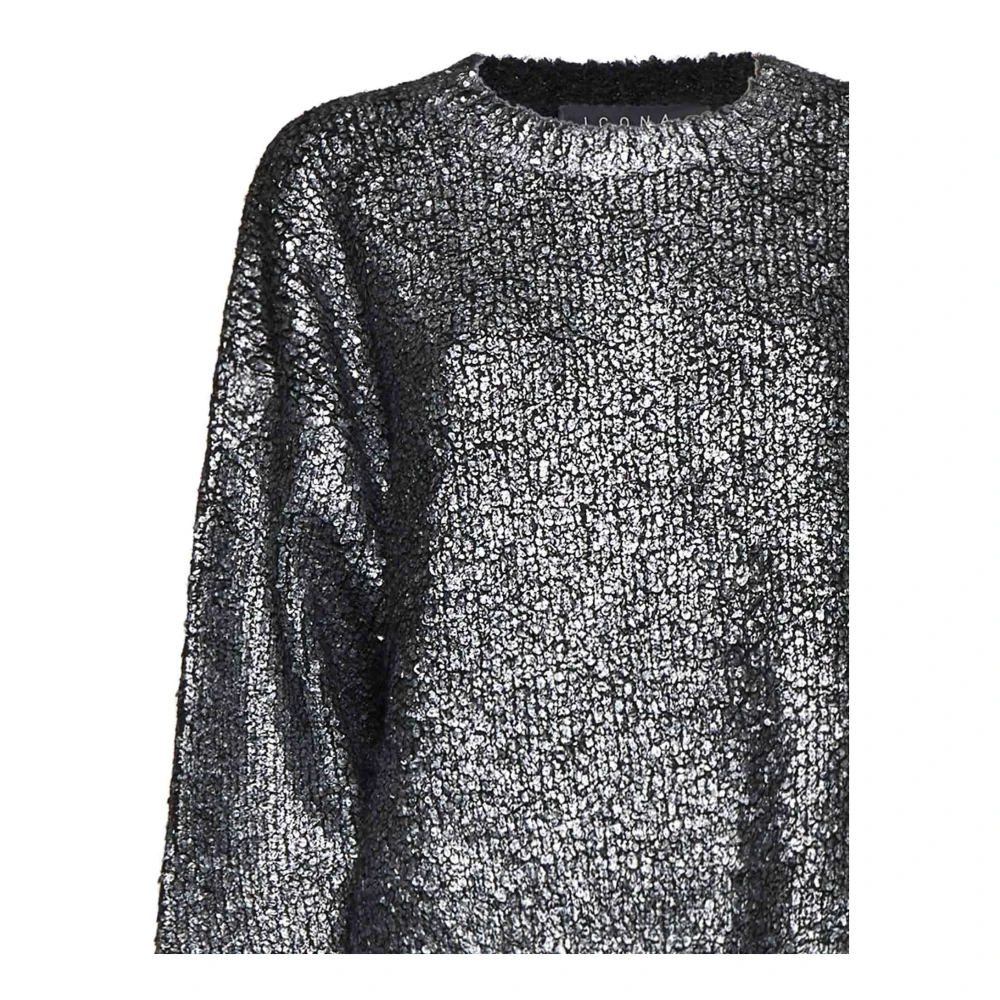 Kaos Icona Zwarte Trui Black Dames