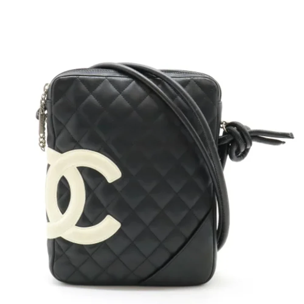Chanel Vintage Pre-owned Fabric chanel-bags Black Dames