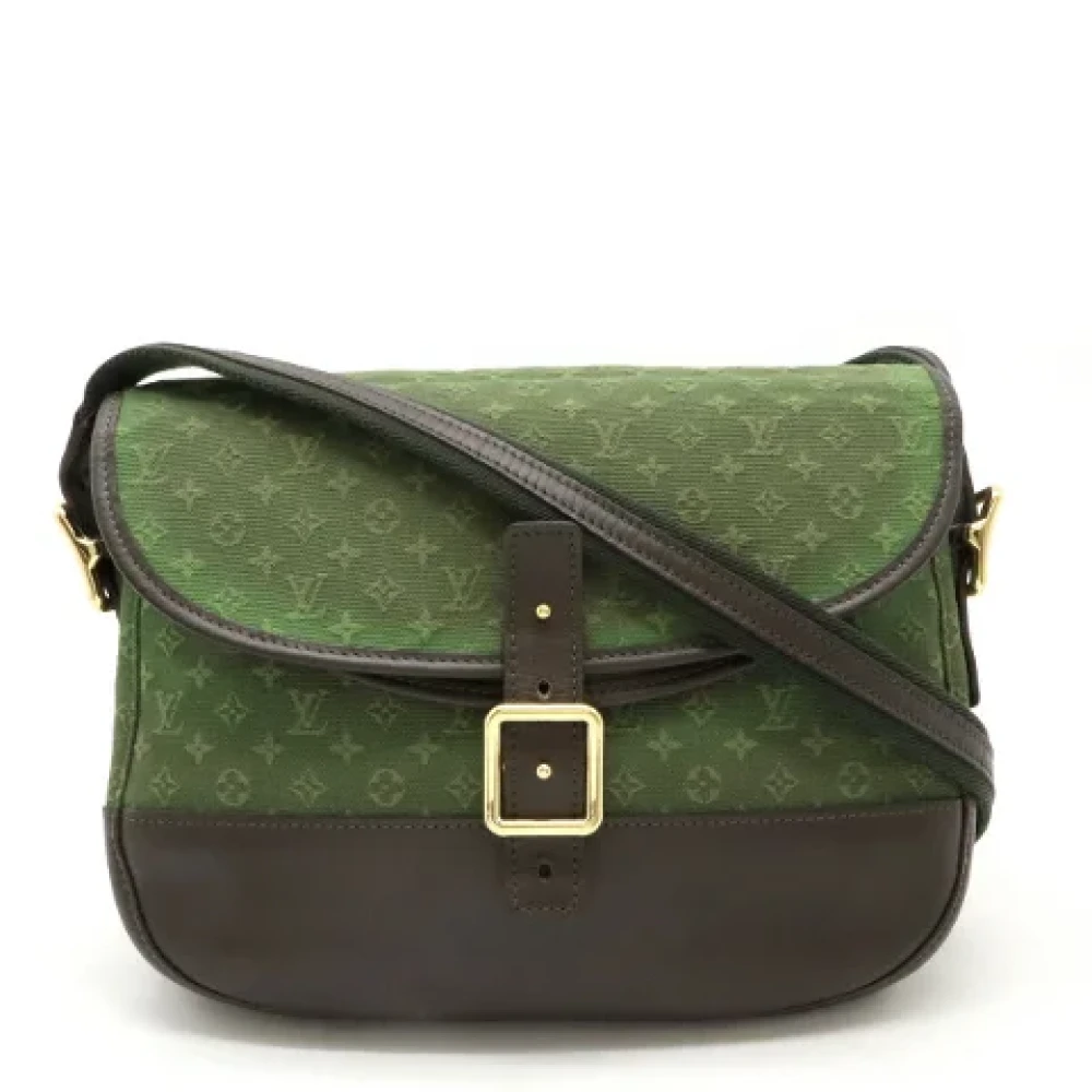 Louis Vuitton Vintage Pre-owned Canvas crossbody-bags Green Dames