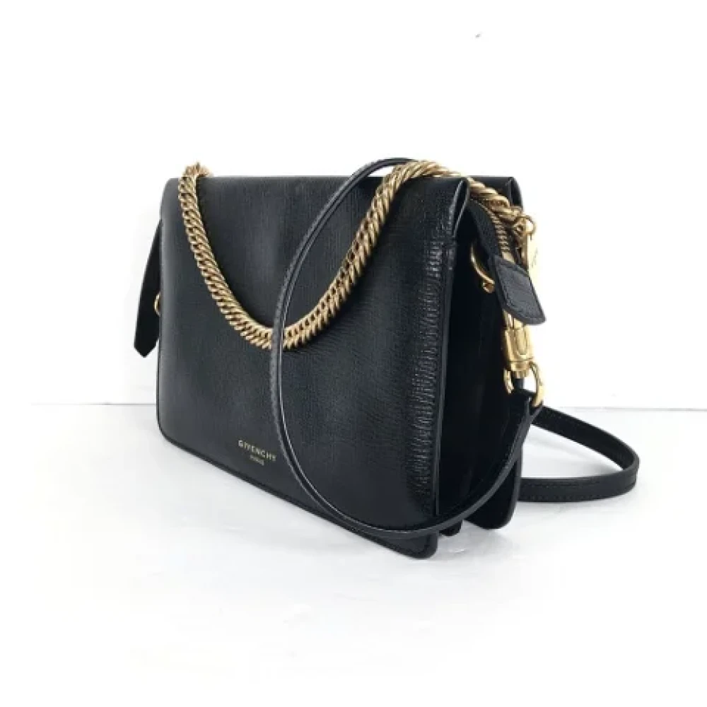 Givenchy Pre-owned Leather shoulder-bags Black Dames