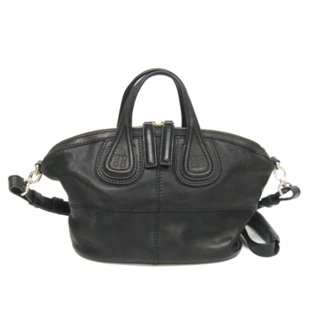 Givenchy Pre-owned Leather handbags Black Dames