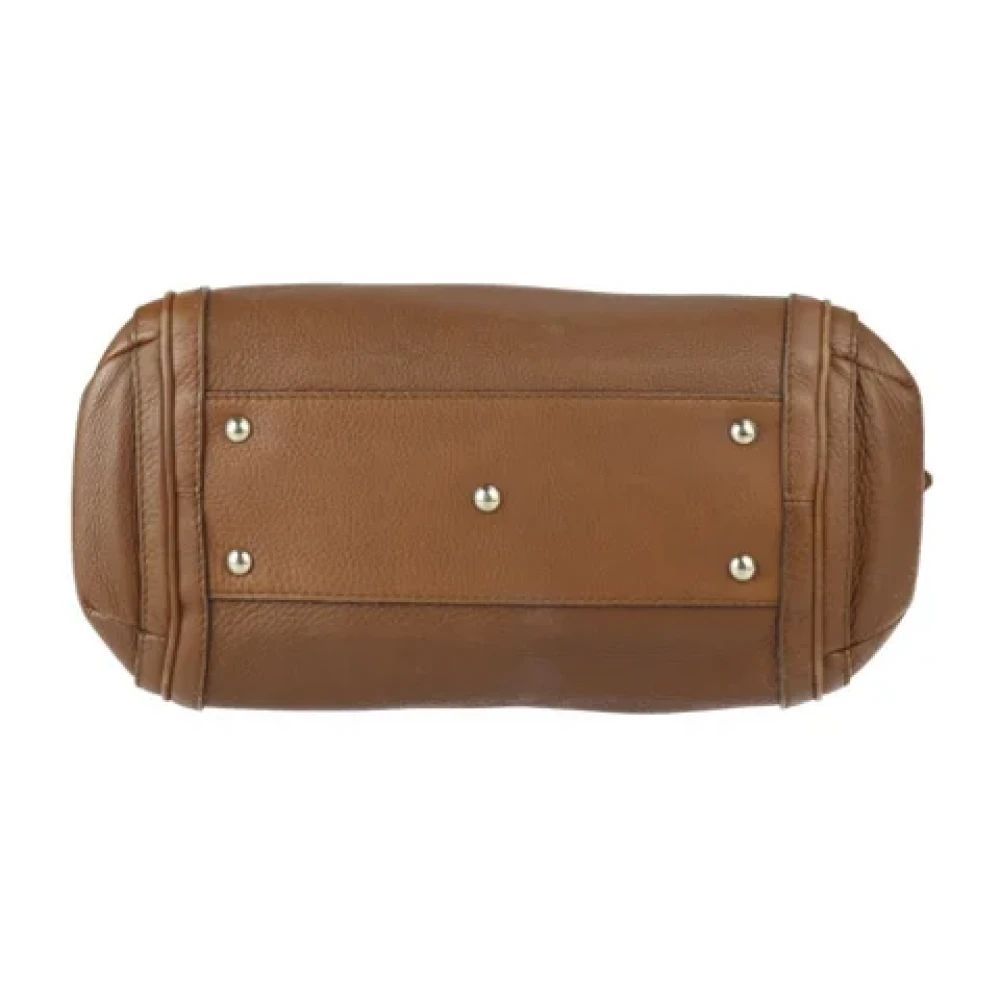 Gucci Vintage Pre-owned Fabric gucci-bags Brown Dames
