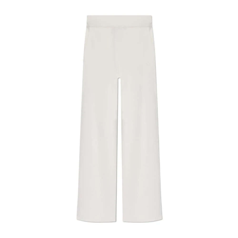 Max Mara Gebreide broek White Dames