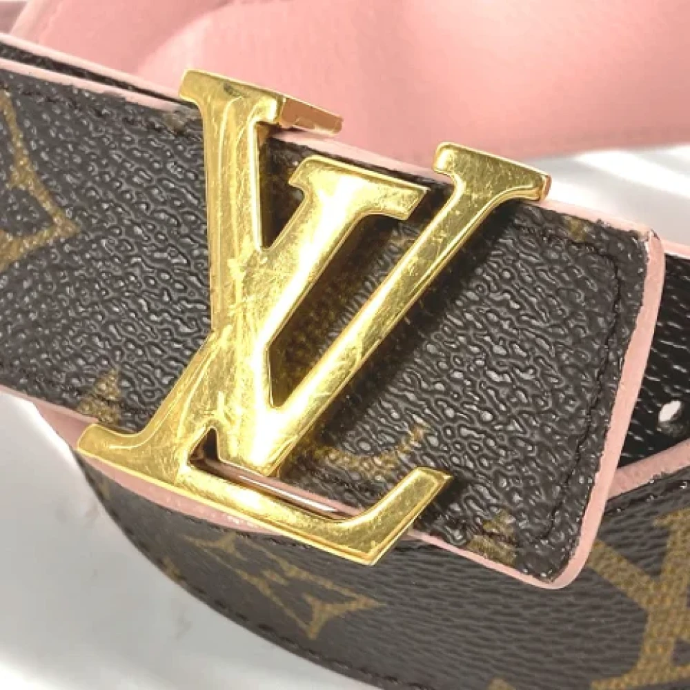 Louis Vuitton Vintage Pre-owned Cotton belts Brown Dames
