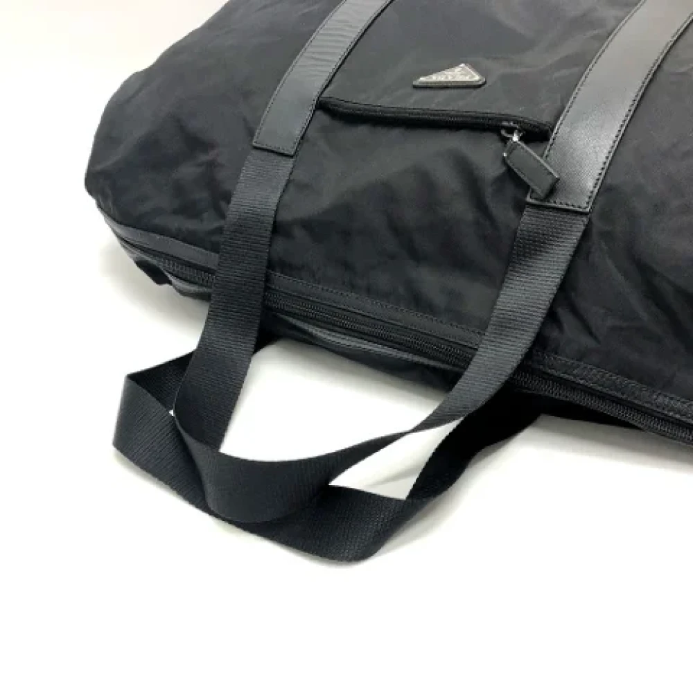 Prada Vintage Pre-owned Fabric totes Black Dames