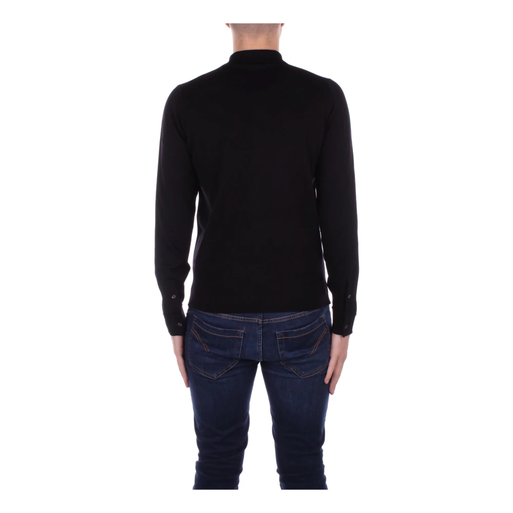 Alpha Studio Zwarte T-shirts en Polos met Logo Black Heren